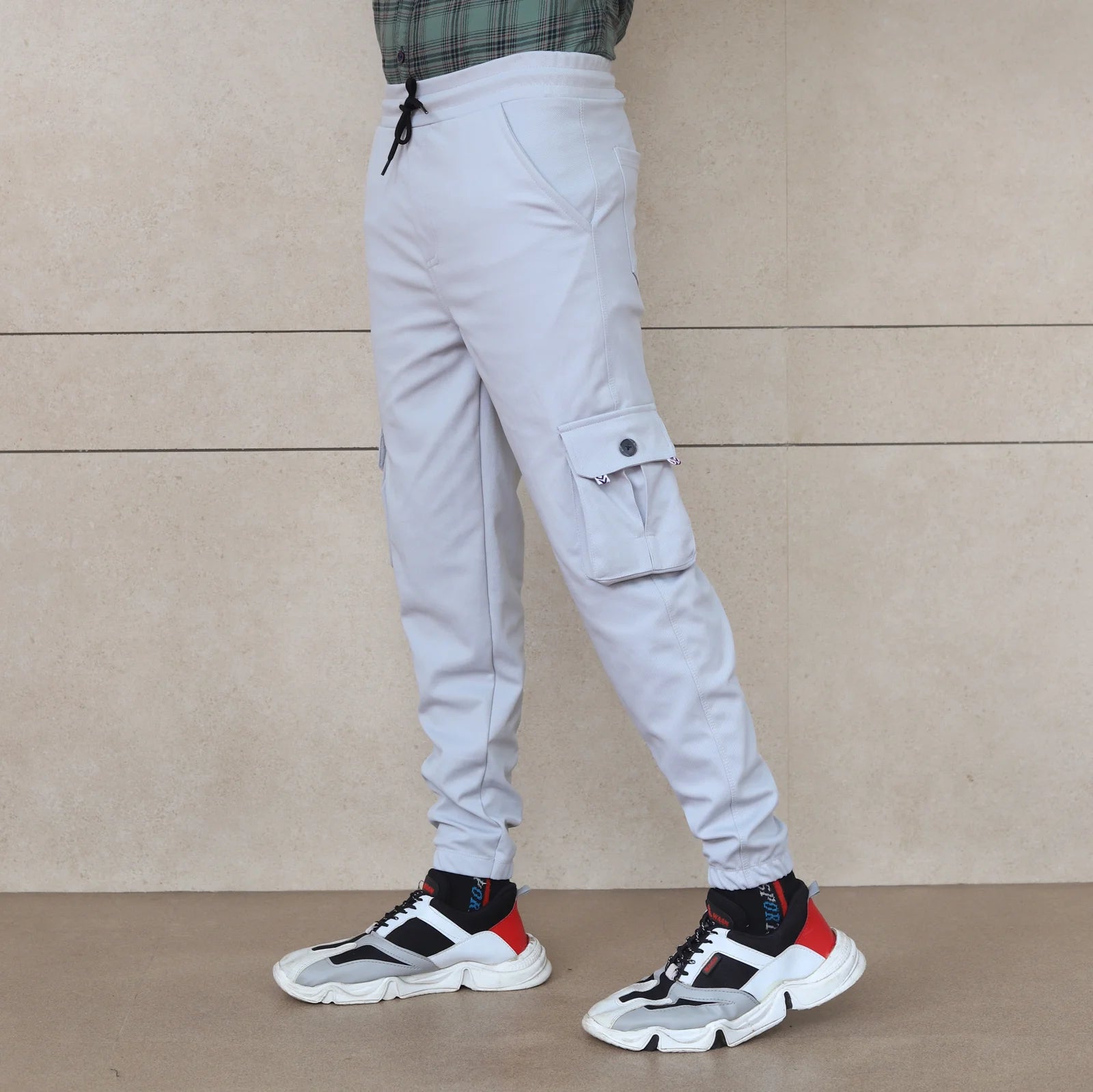 Mens Lycra Cargo Pants | Relaxed Street Style (Copy)