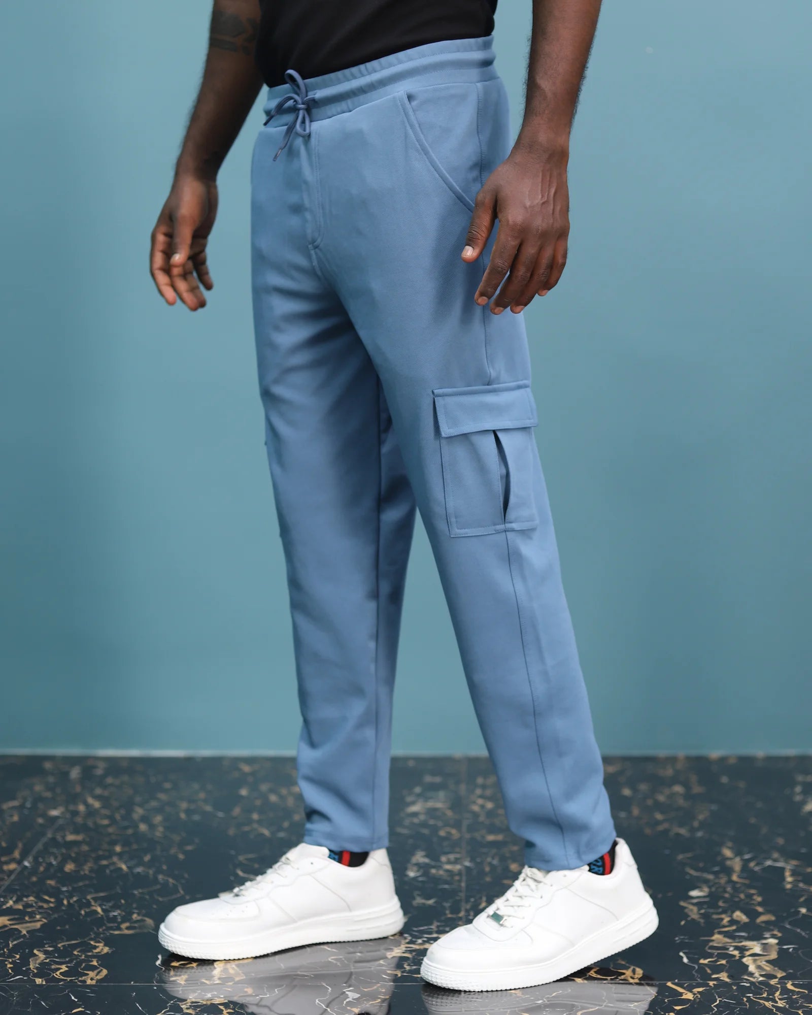 Mens Lycra Cargo Pants | Relaxed Street Style