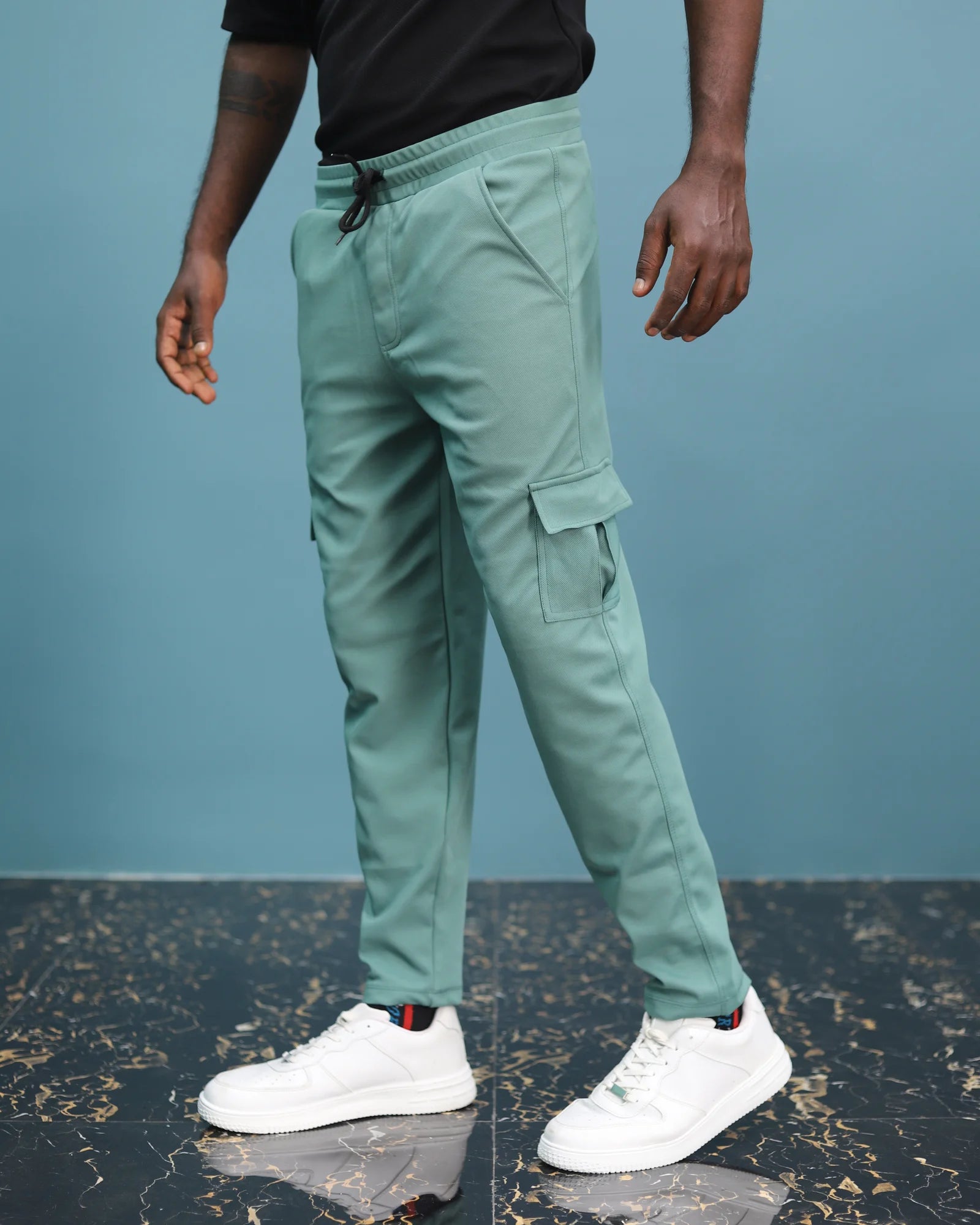 Mens Lycra Cargo Pants | Relaxed Street Style
