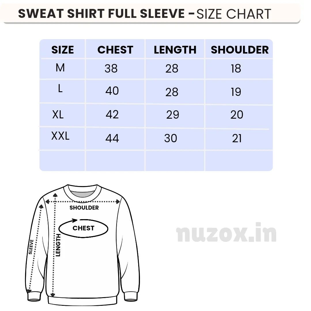 Lycra Full Sleeve Sweatshirt For Men