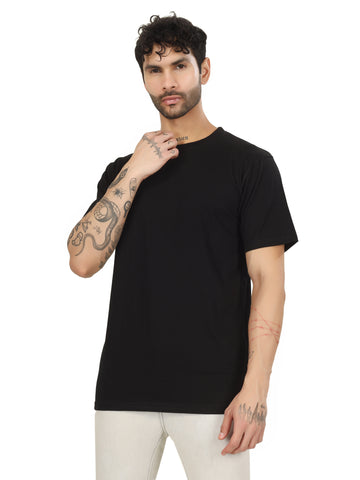 Regular Half Sleeve Plain T-Shirt
