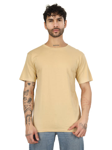 Regular Half Sleeve Plain T-Shirt