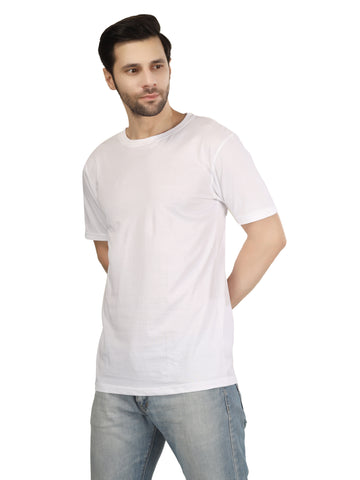 Regular Half Sleeve Plain T-Shirt