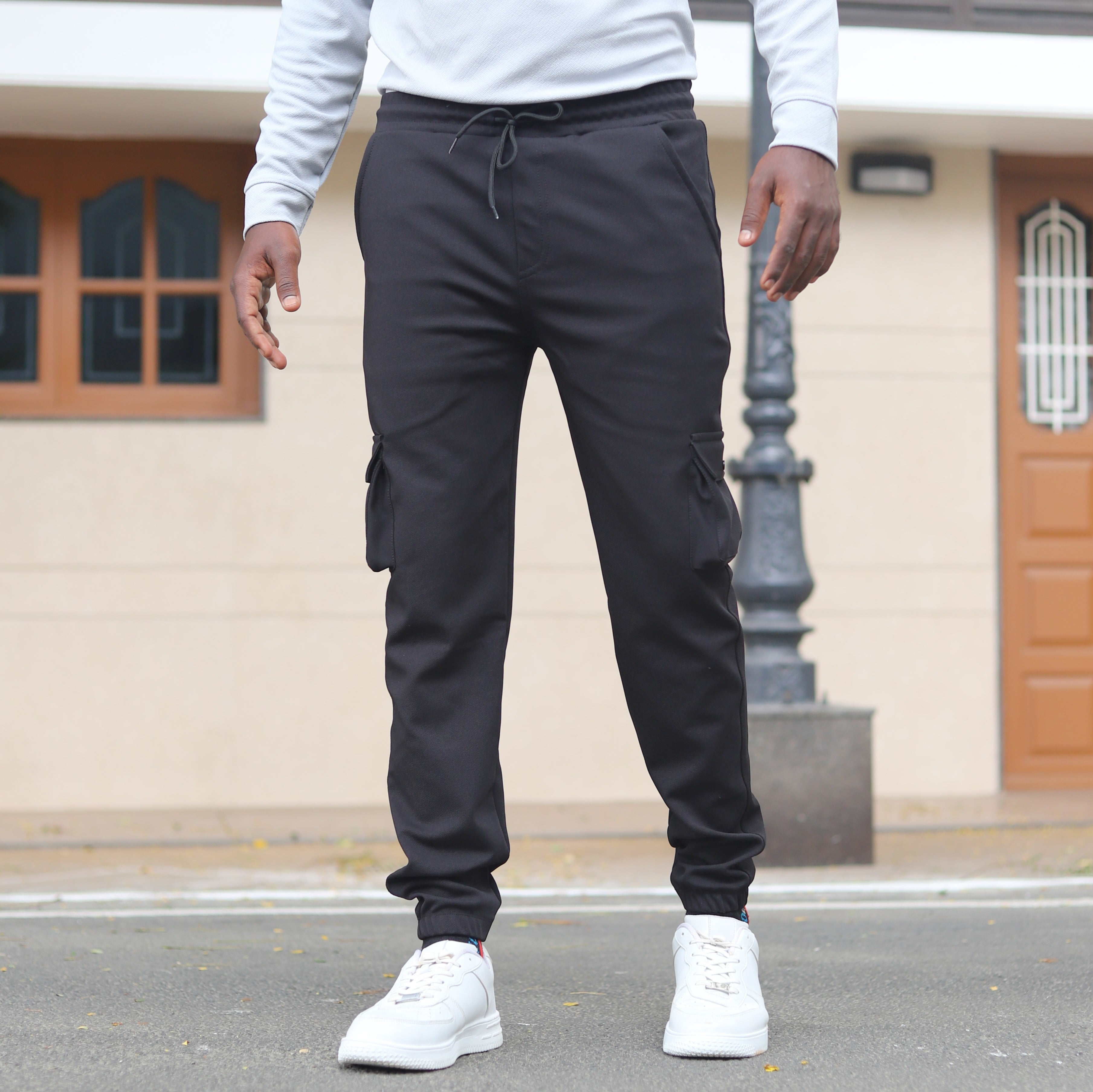 Mens Lycra Cargo Pants | Relaxed Street Style