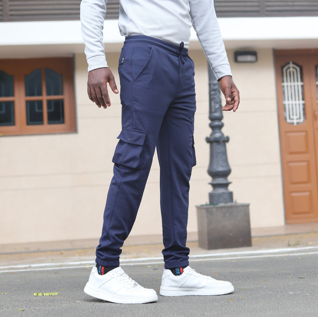 Mens Lycra Cargo Pants | Relaxed Street Style