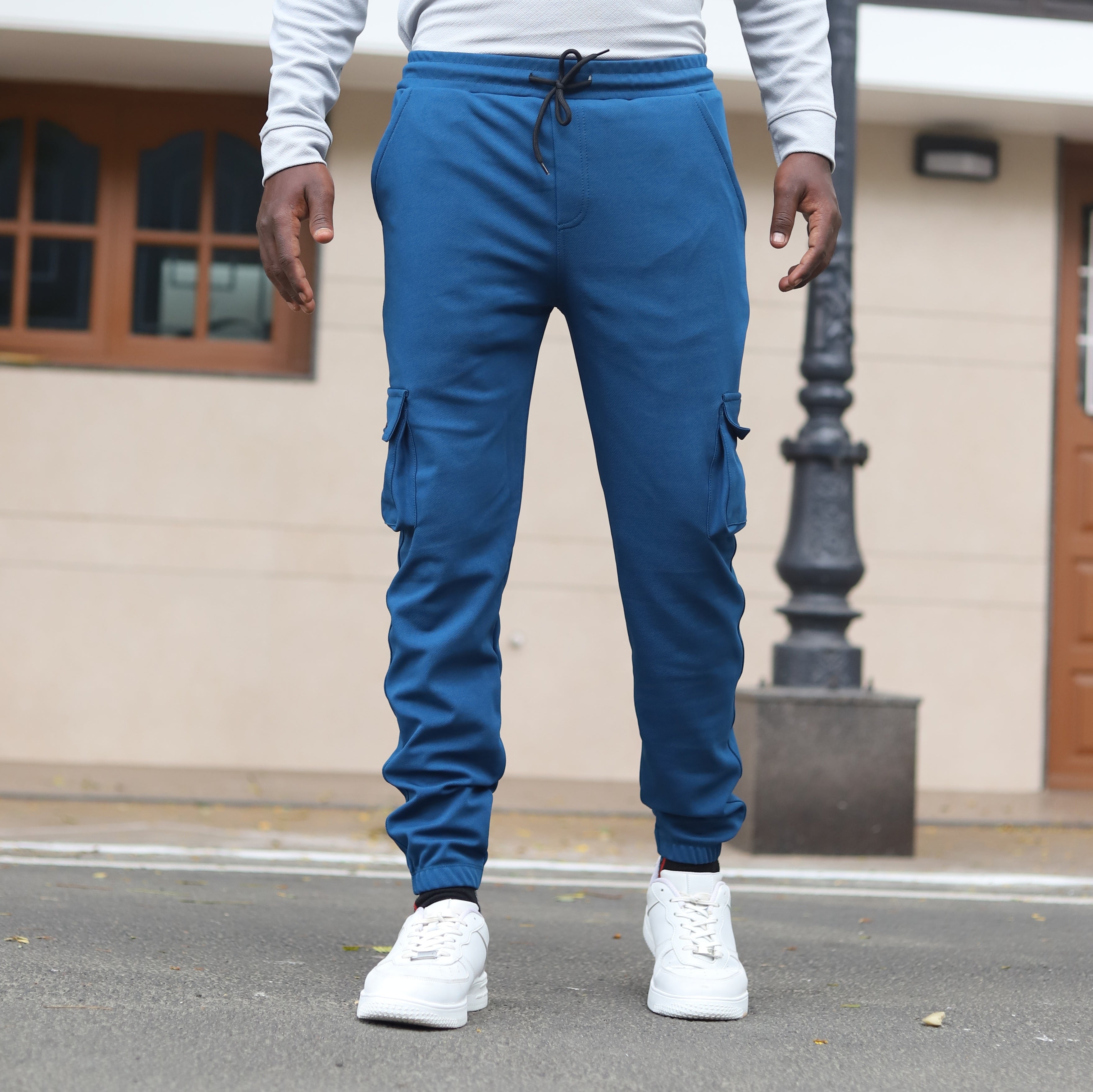 Mens Lycra Cargo Pants | Relaxed Street Style