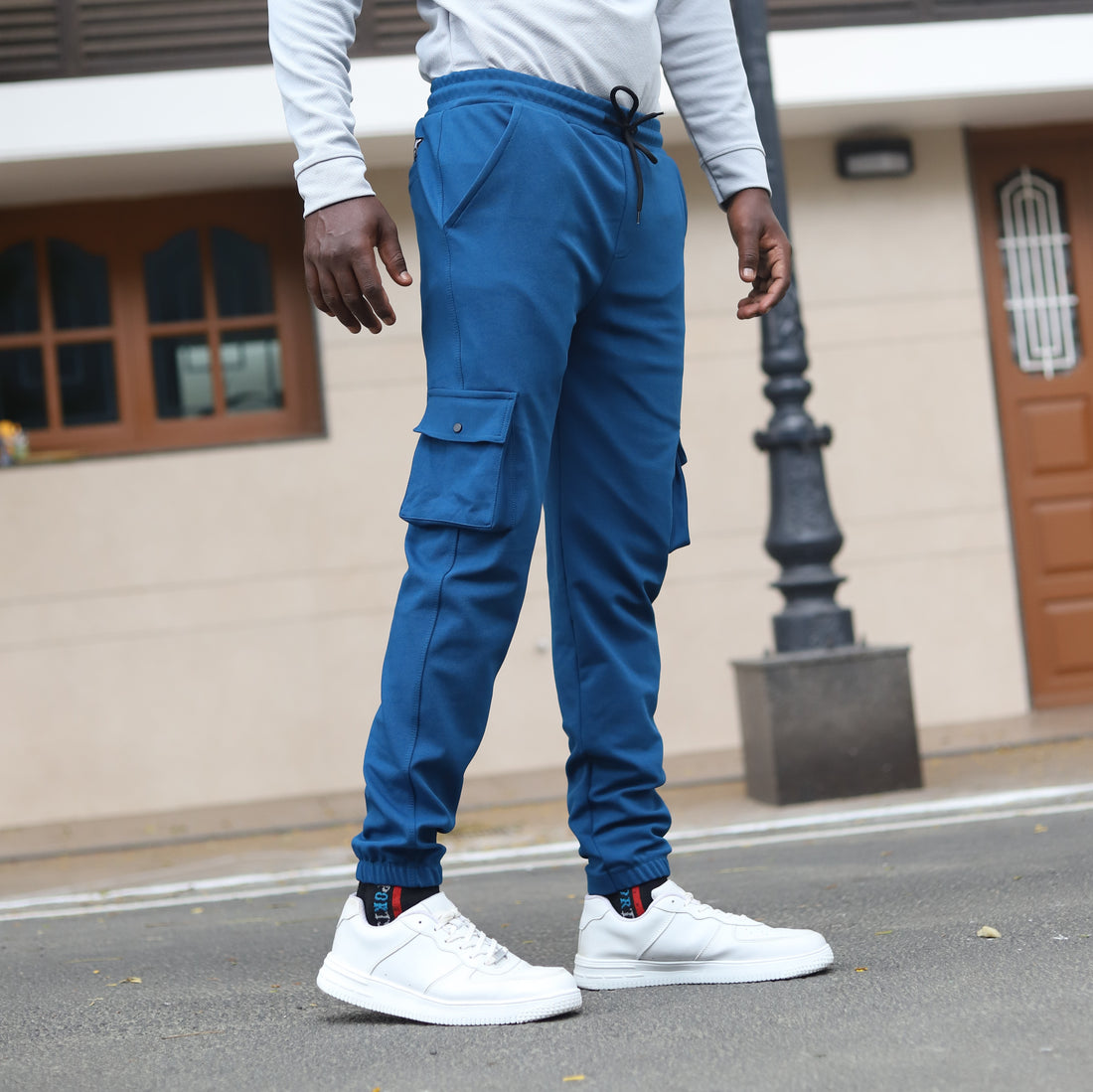 Mens Lycra Cargo Pants | Relaxed Street Style