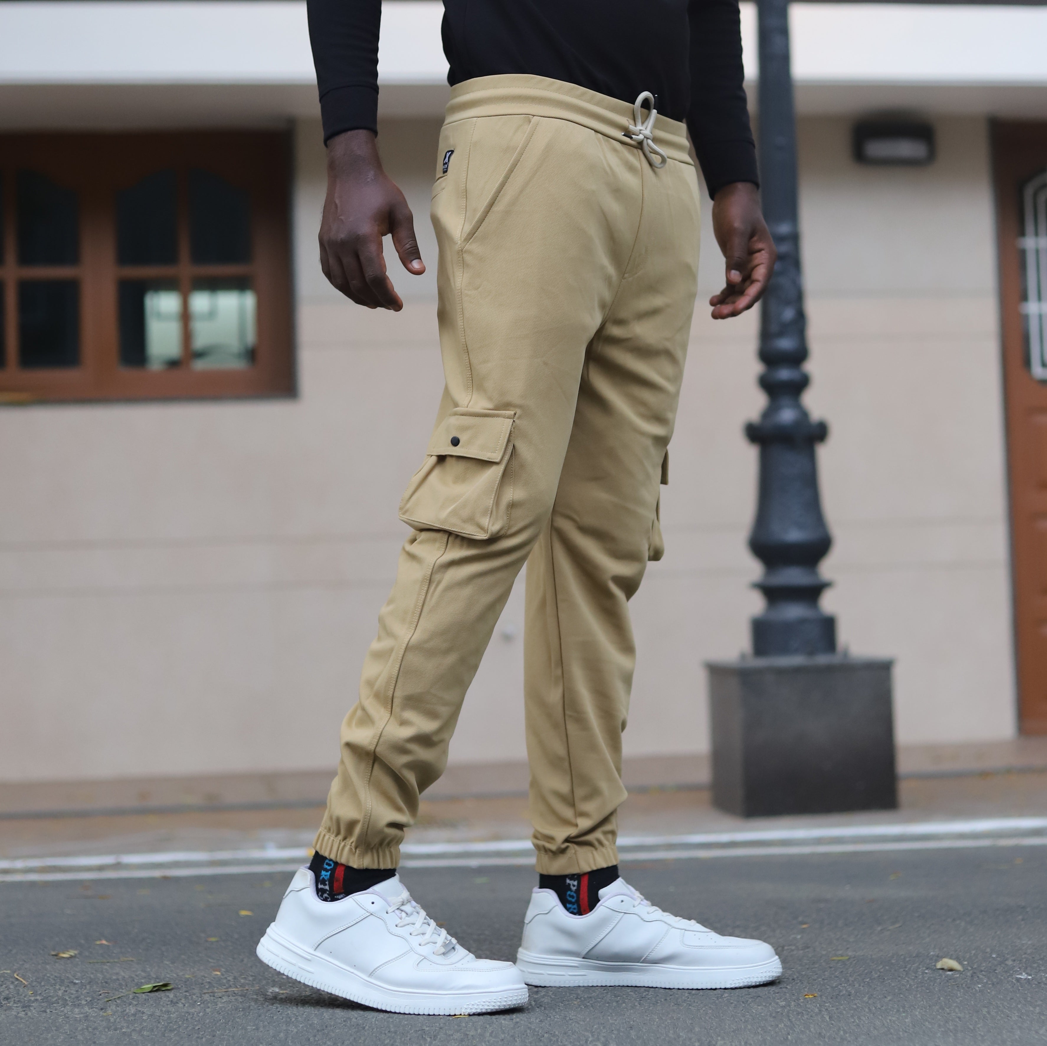 Mens Lycra Cargo Pants | Relaxed Street Style