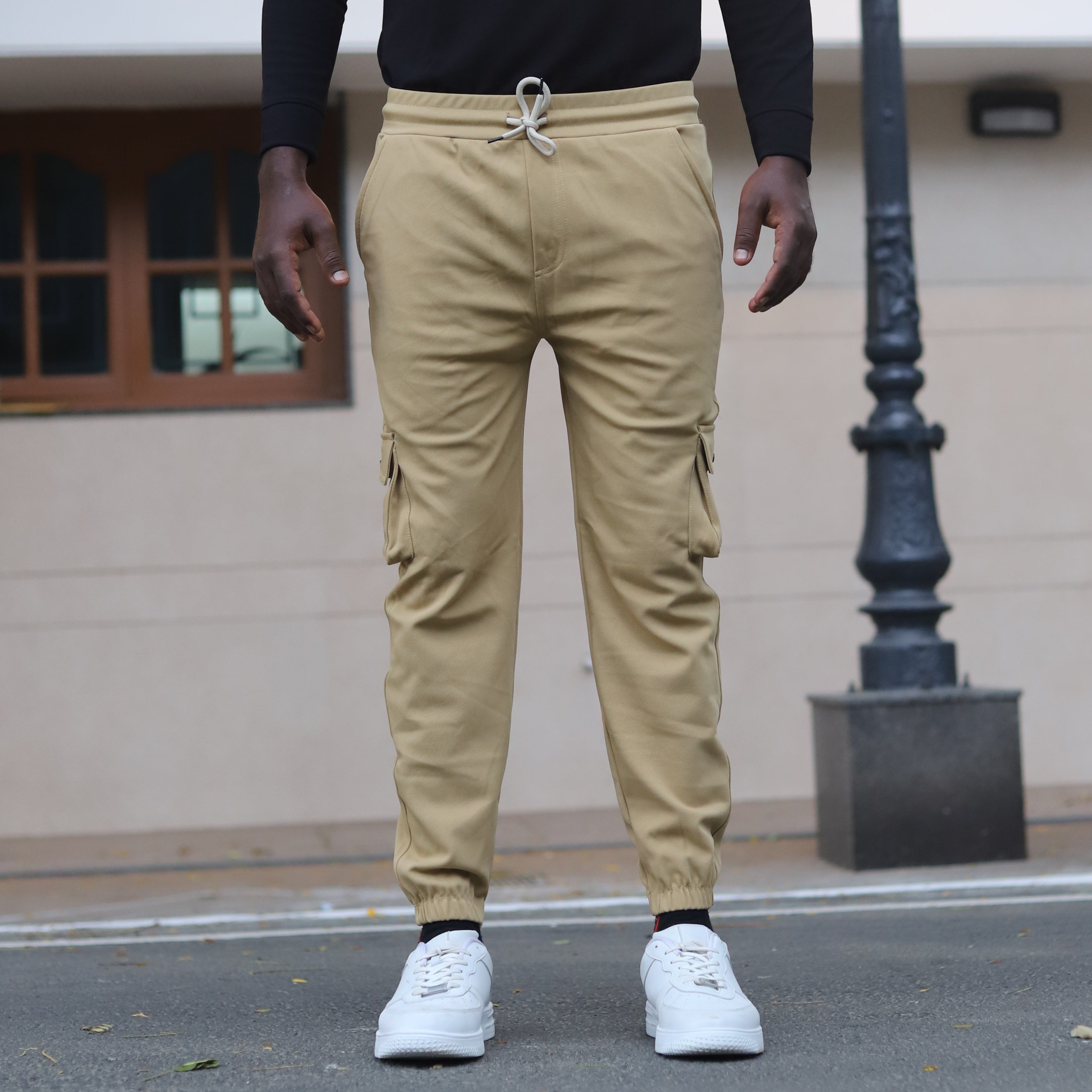 Mens Lycra Cargo Pants | Relaxed Street Style