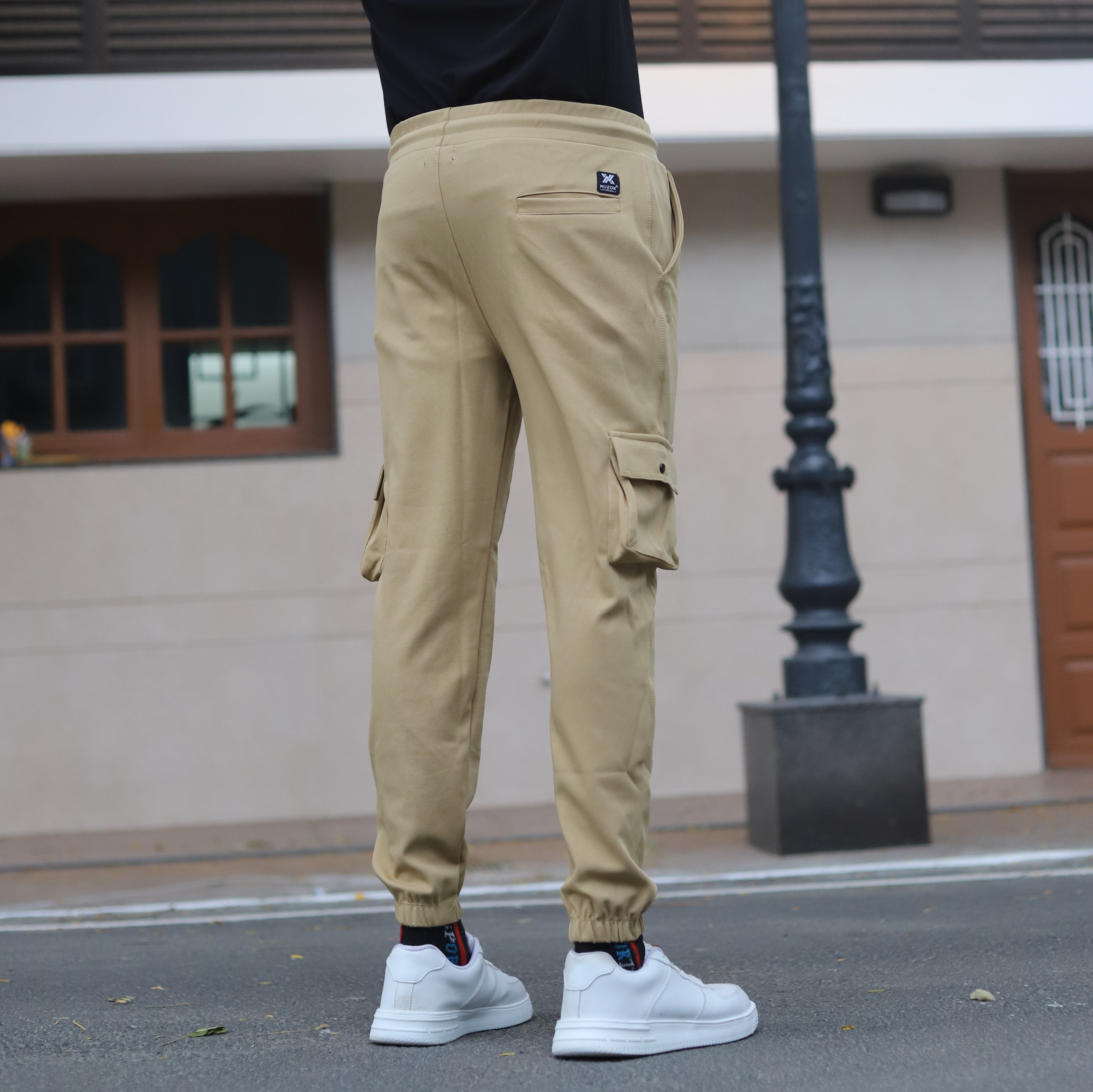 Mens Lycra Cargo Pants | Relaxed Street Style
