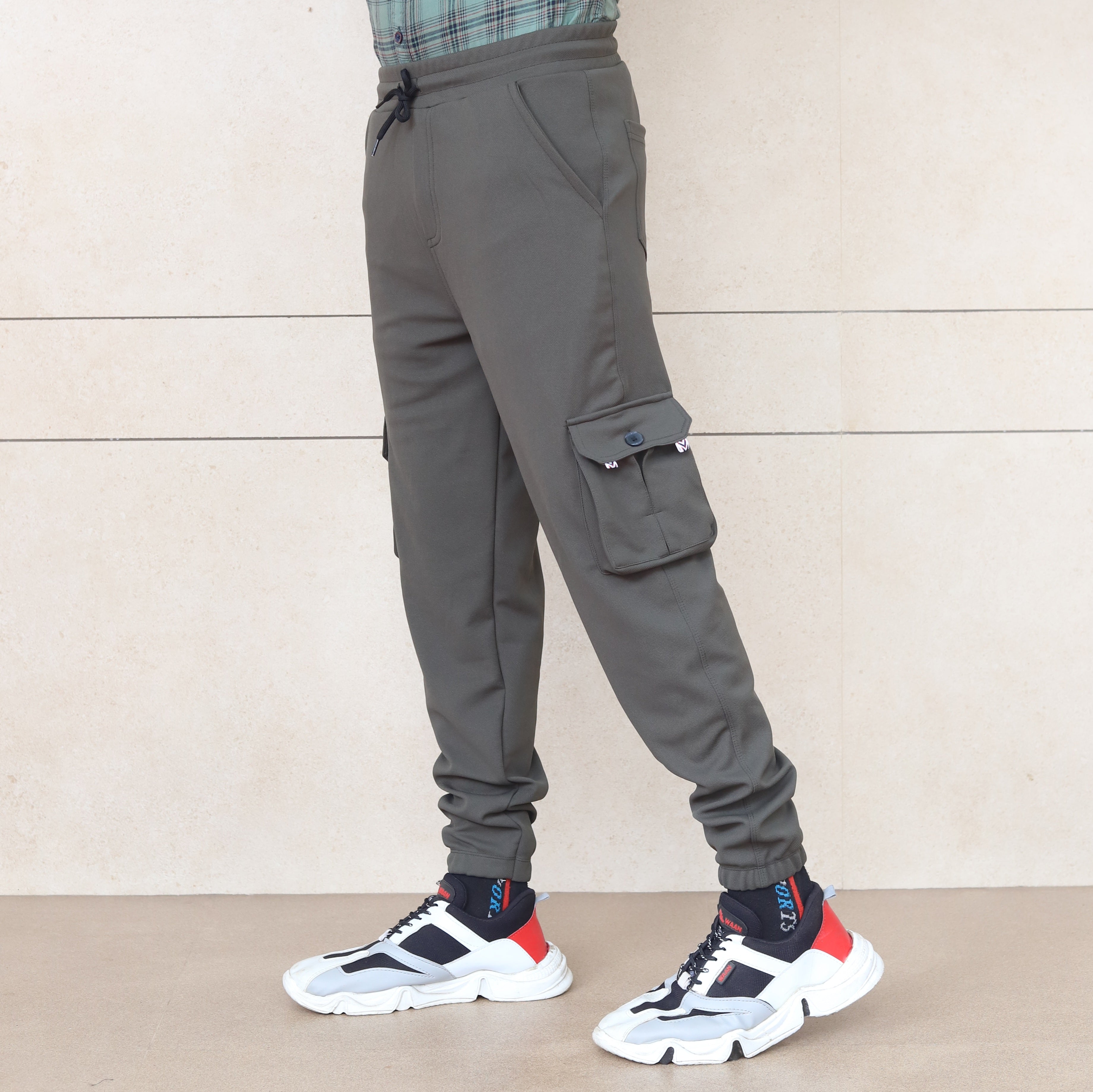 Mens Lycra Cargo Pants | Relaxed Street Style