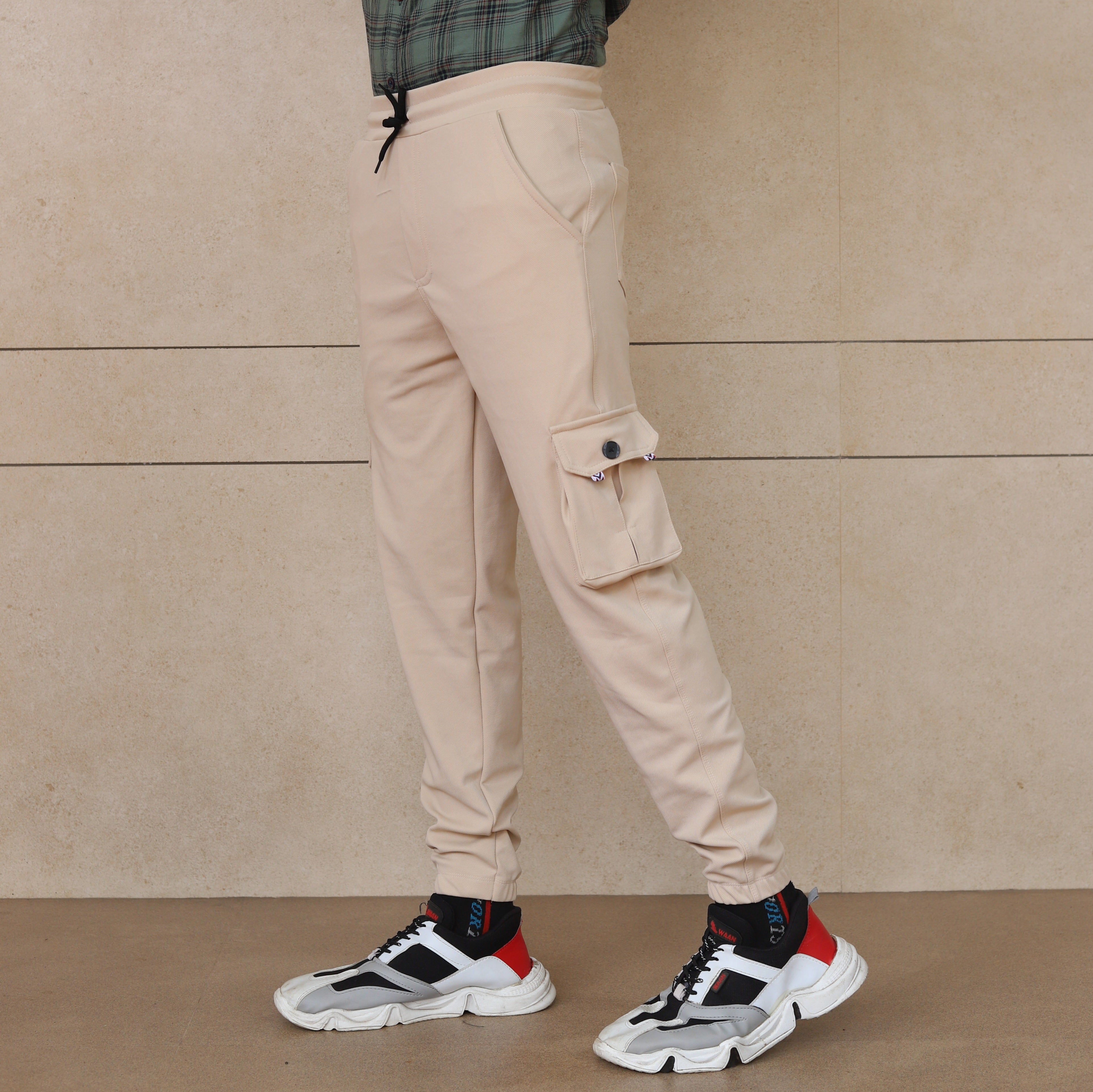 Mens Lycra Cargo Pants | Relaxed Street Style