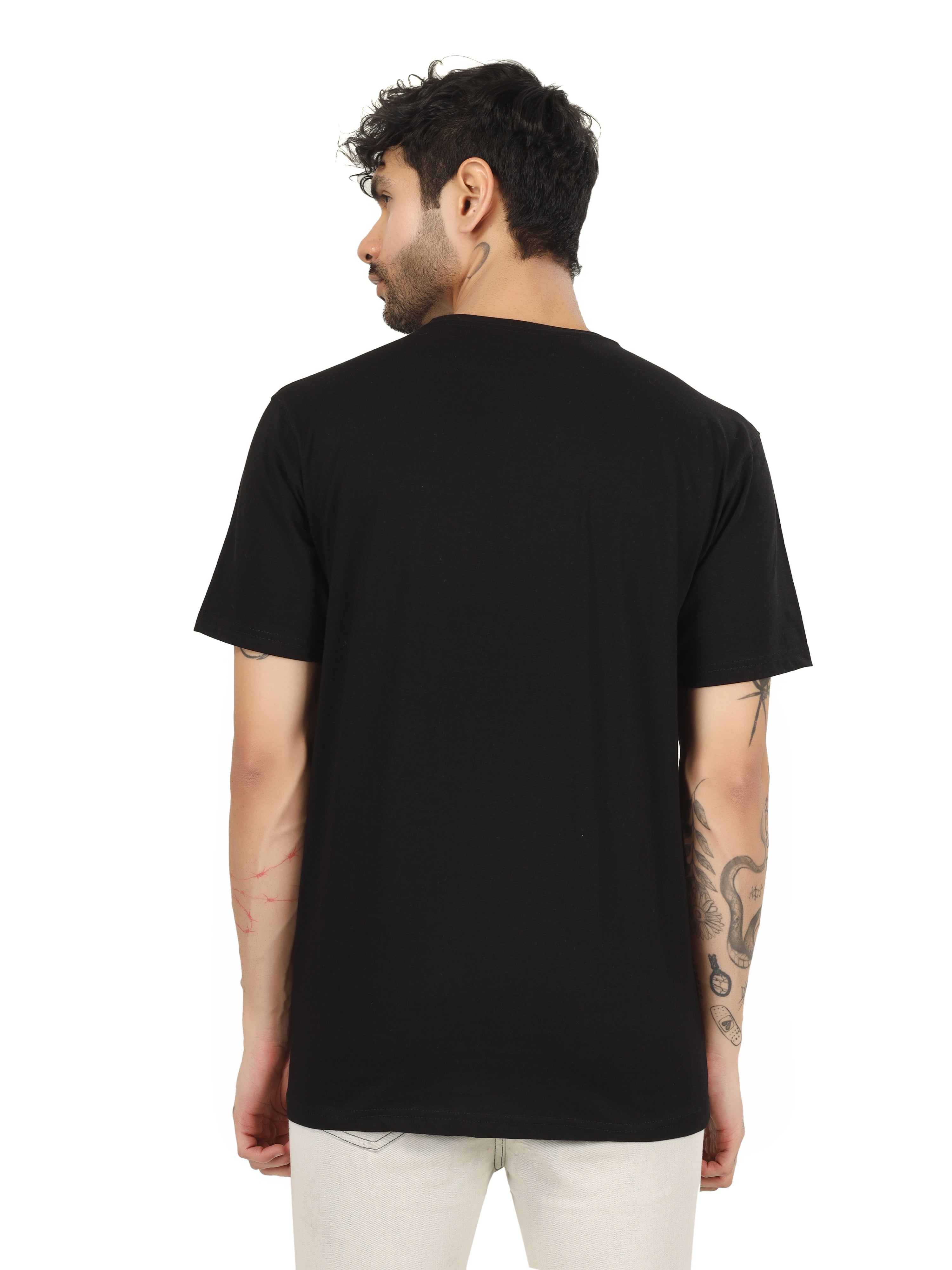 Regular Half Sleeve Plain T-Shirt