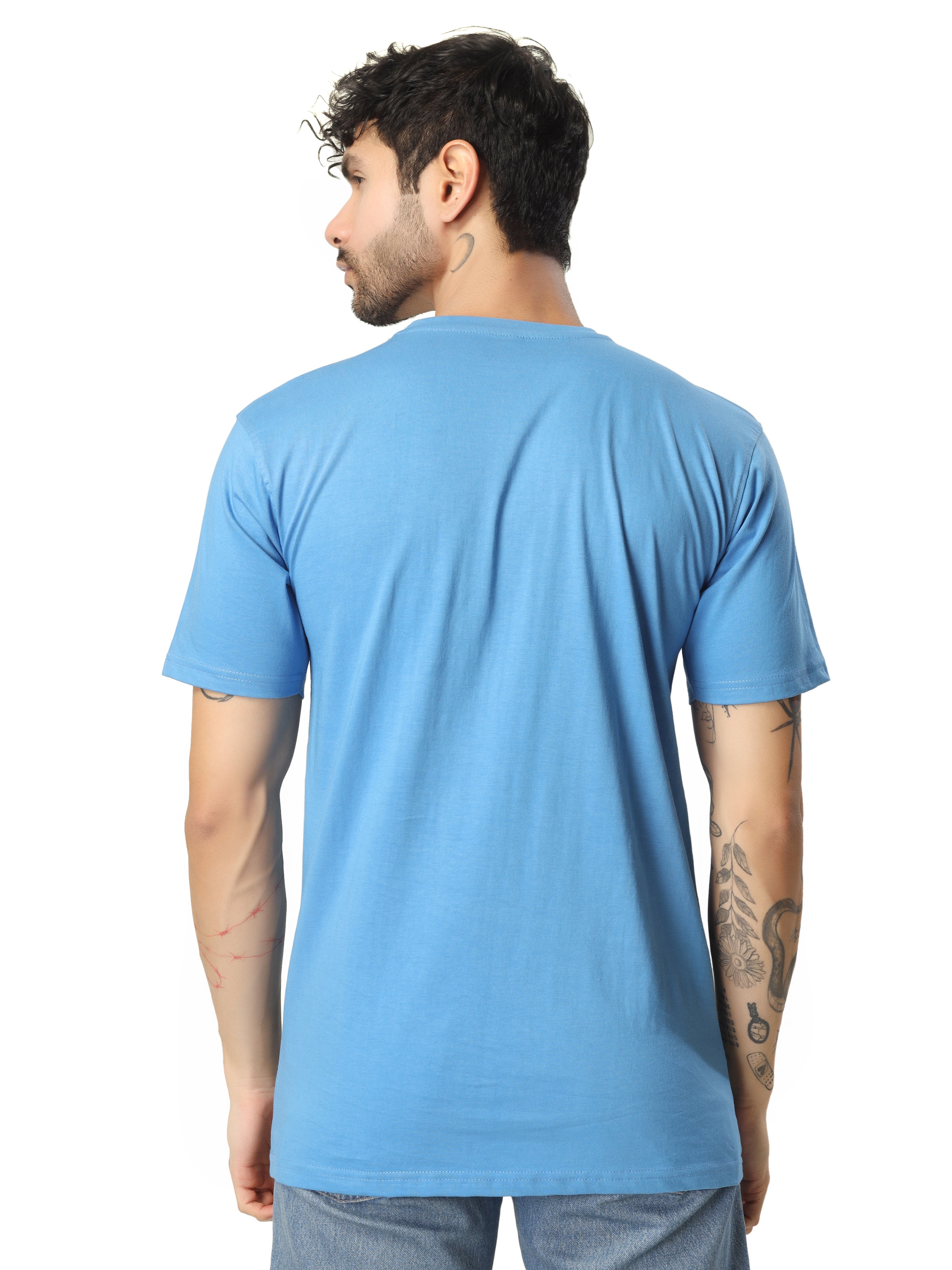 Regular Half Sleeve Plain T-Shirt
