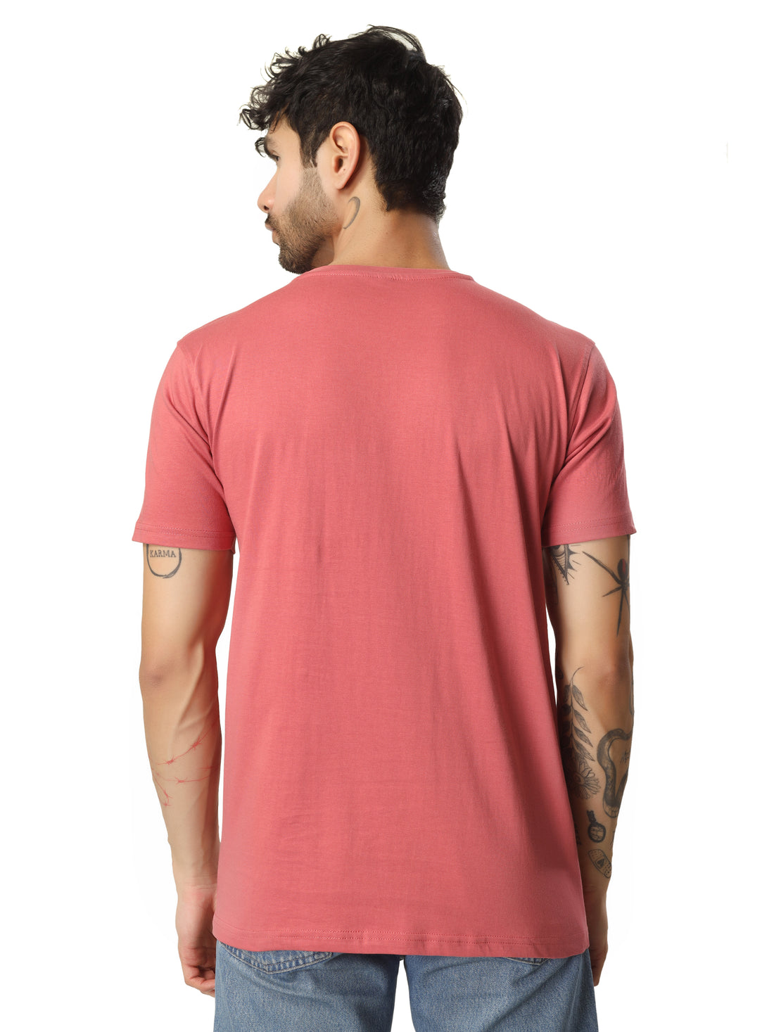 Regular Half Sleeve Plain T-Shirt