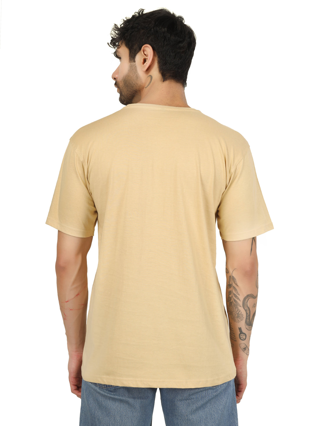 Regular Half Sleeve Plain T-Shirt