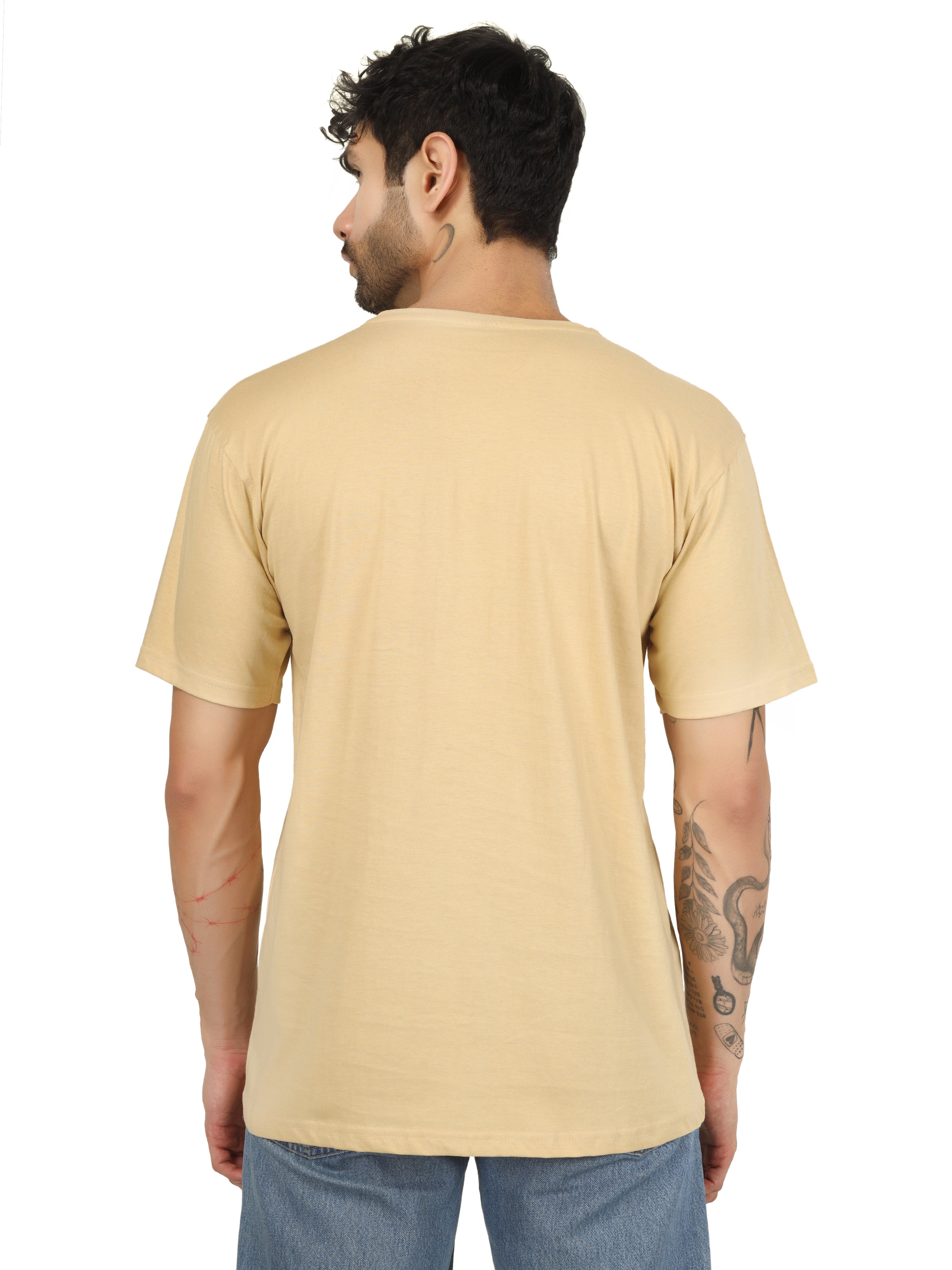Regular Half Sleeve Plain T-Shirt