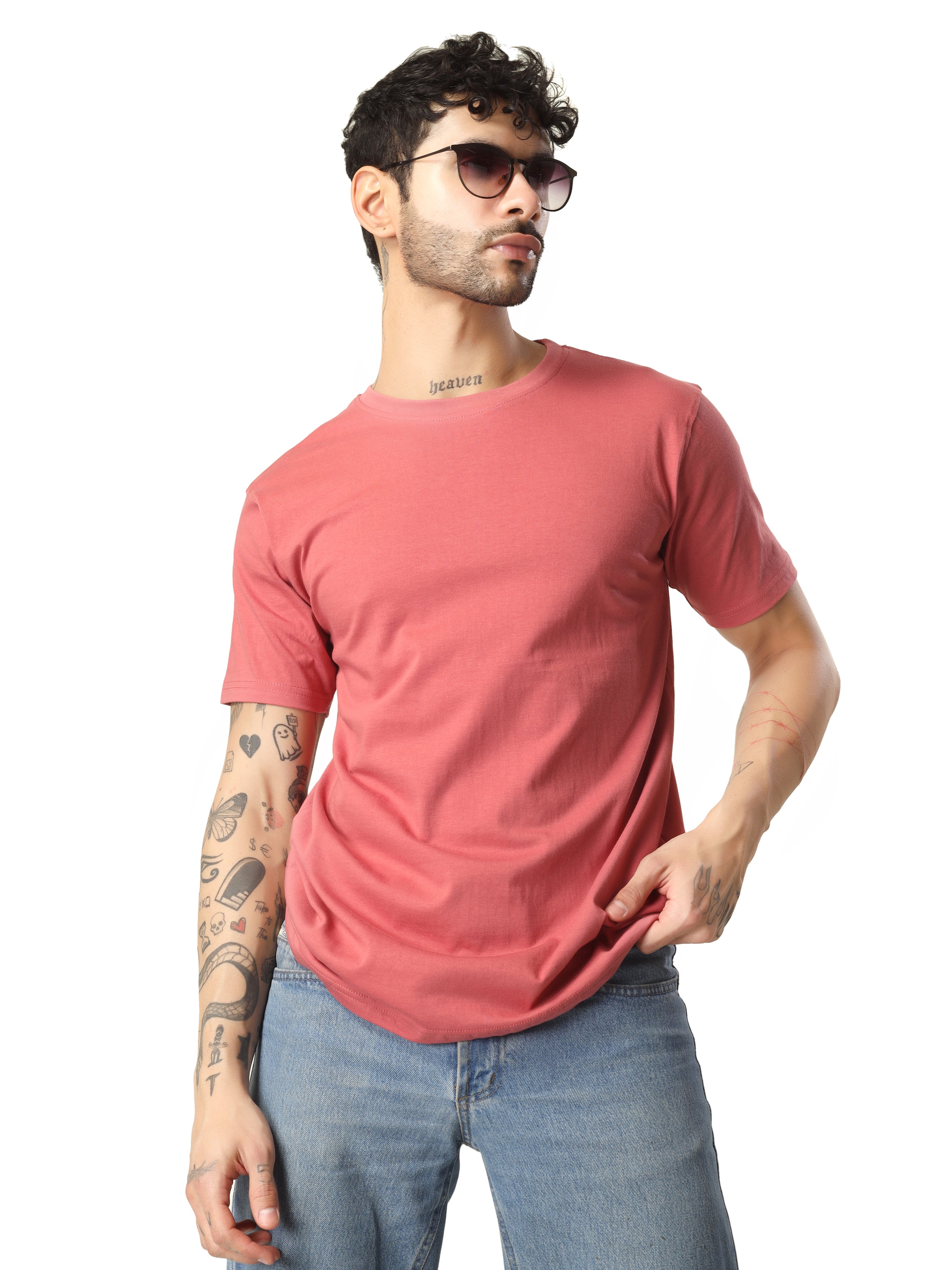 Regular Half Sleeve Plain T-Shirt