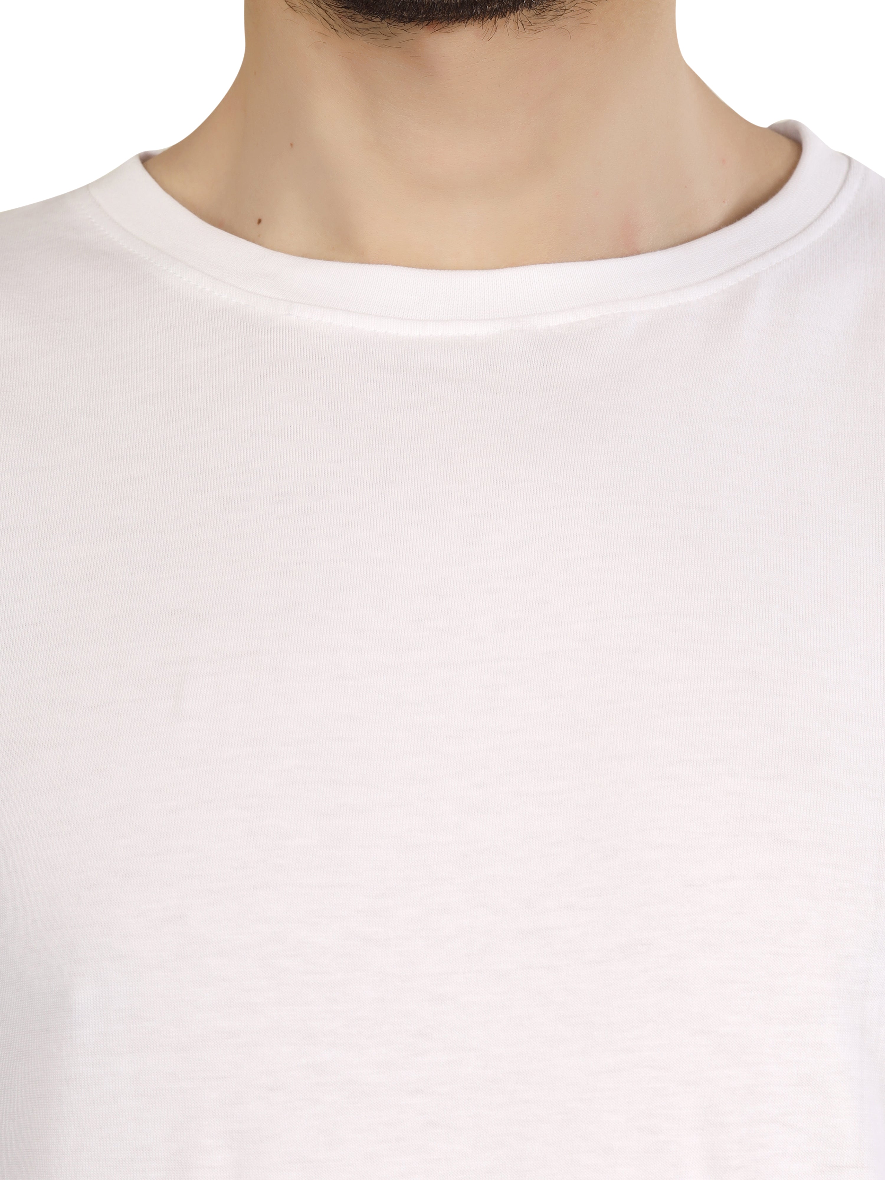 Regular Half Sleeve Plain T-Shirt
