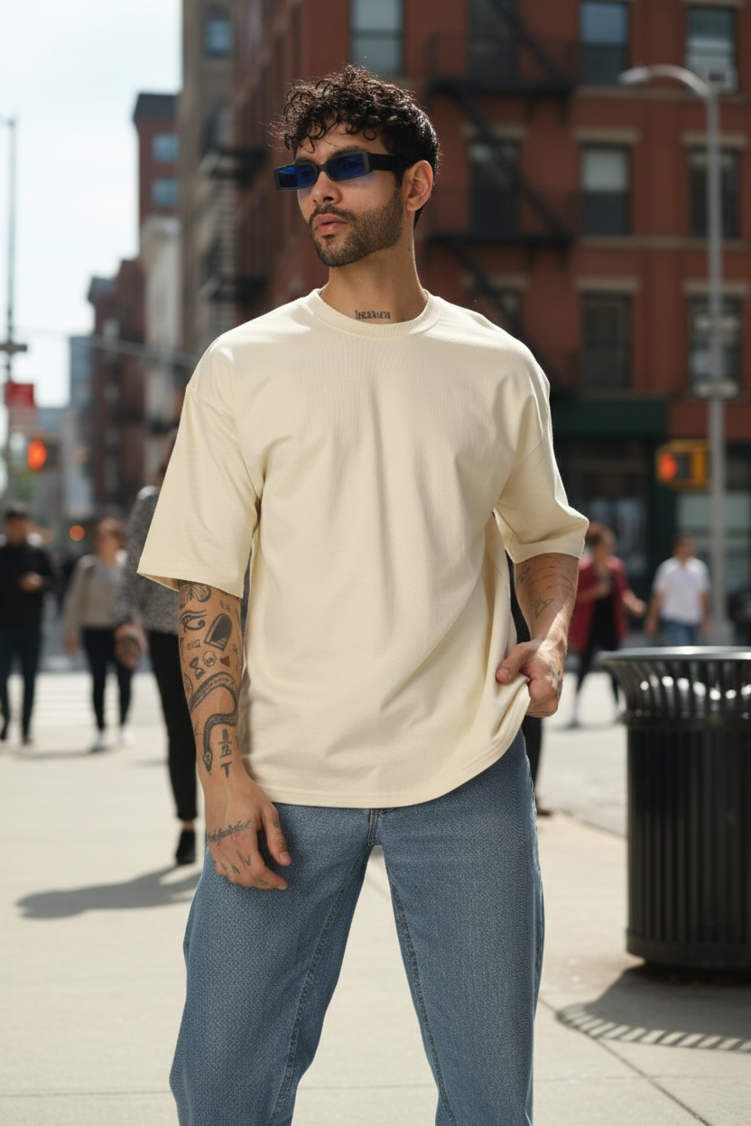 Plain Oversized T-Shirt Perfect for Daily Styling