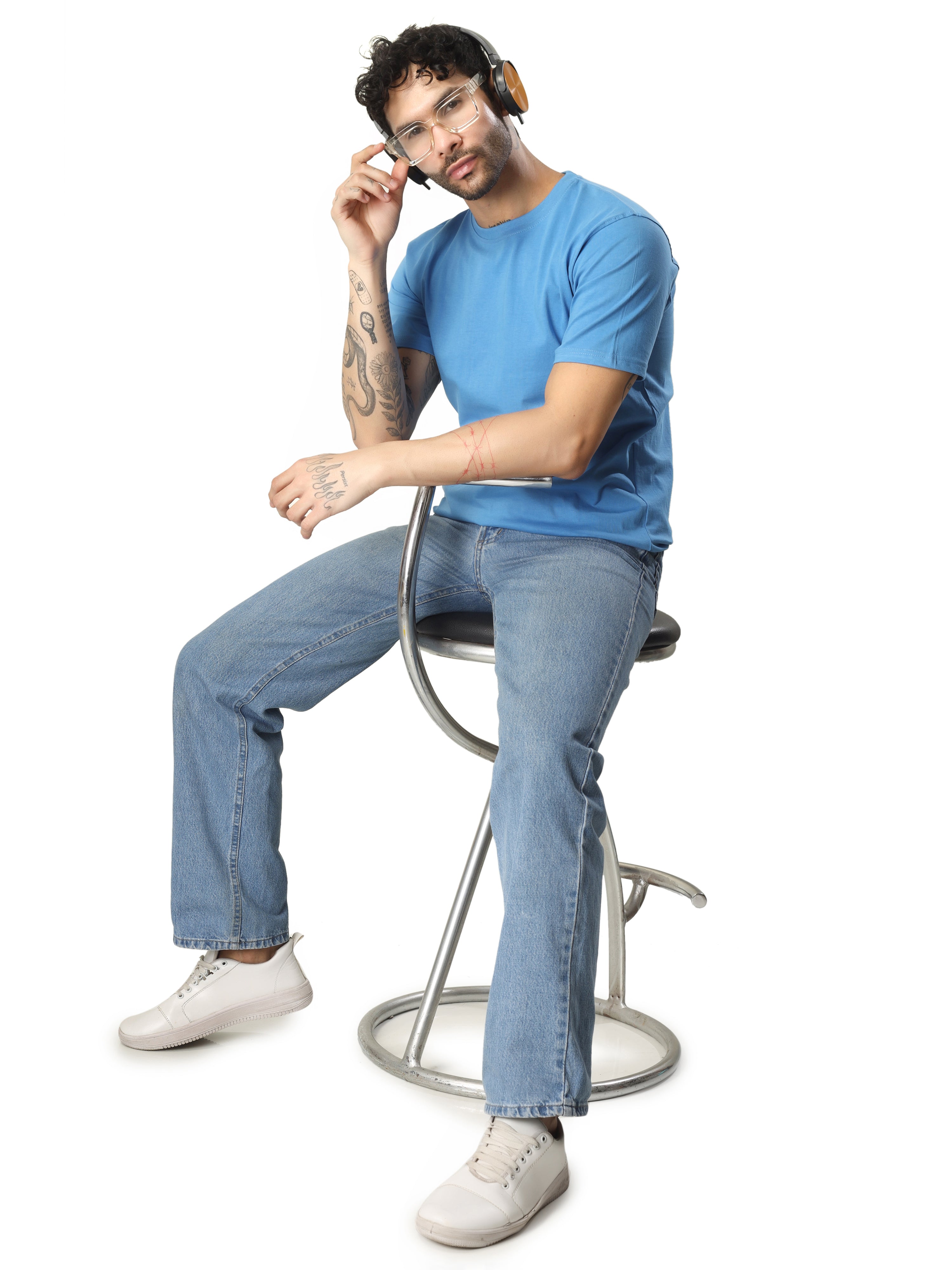 Regular Half Sleeve Plain T-Shirt