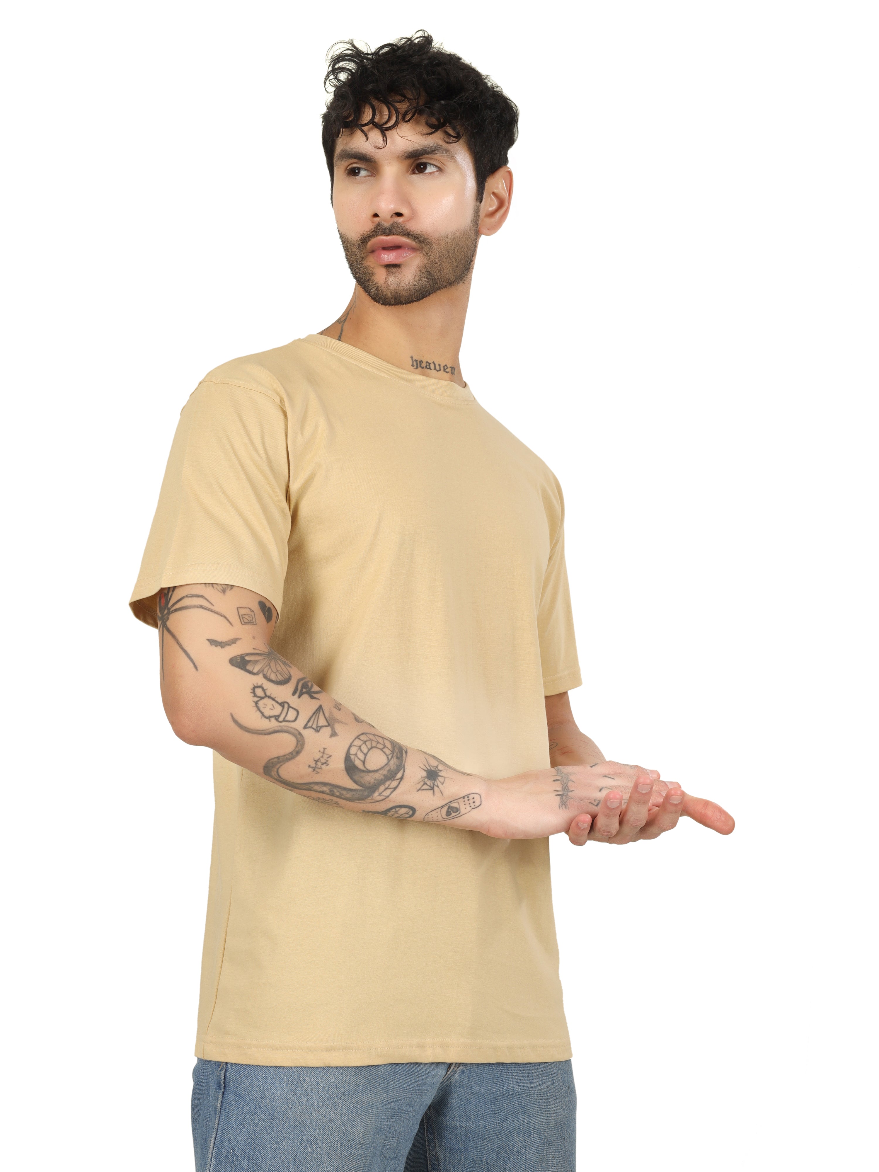 Regular Half Sleeve Plain T-Shirt